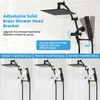 Hibbent All Metal CUPC Certified 10'' Rain Shower Head, Dual