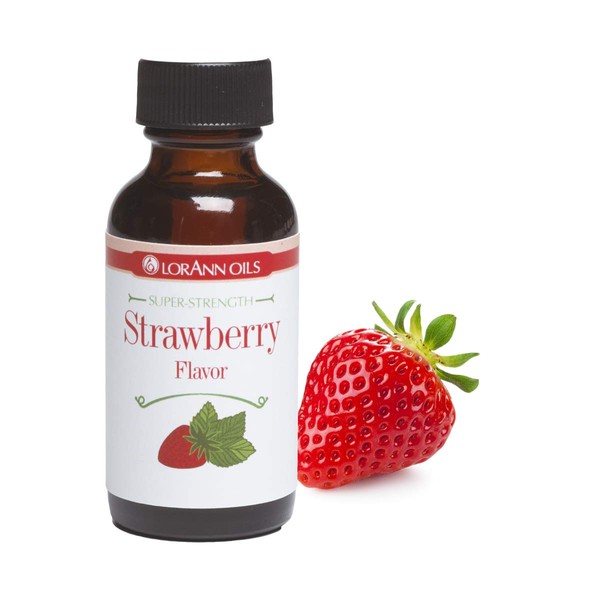 LorAnn Strawberry Super Strength Flavor, 1 ounce bottle
