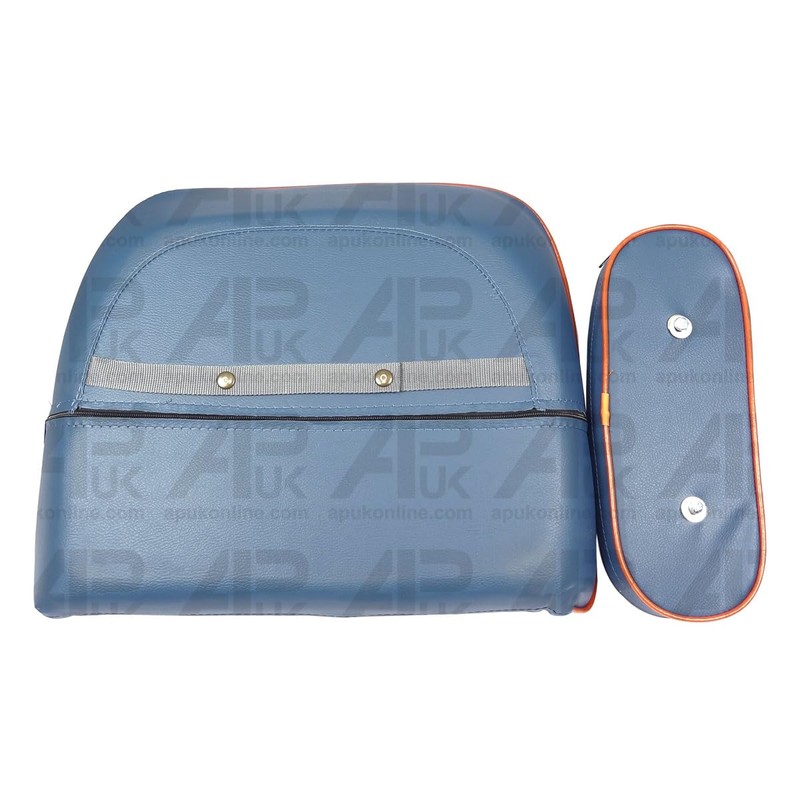 APUK Blue & Orange Embroidered Logo Seat Cushion Set Replacement