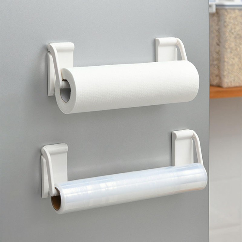 Adjustable & Stable Magnetic Paper Towel Holder with Magnetic Adsorption