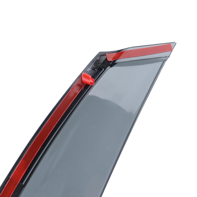 MISIOEK Rain Guards Suitable for 2011-2018 Passat,Window Visor,Dark Smoke Accessories,Window