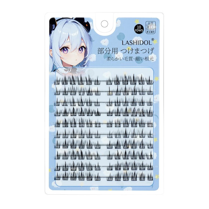 LASHIDOL Large Capacity Partial False Eyelashes, Partial False Eyelashes, False