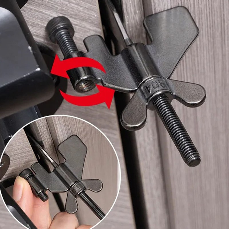 2Pcs Portable Lock Heavy Duty Adjustable Security Device for Travel