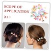 WOONEKY 50pcs Girls Hair Accessories Purple Butterfly Hair Clips Small