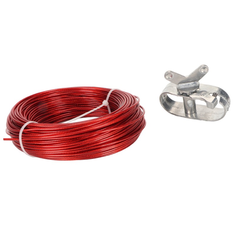 150ft Pool Cover Cable with Rustproof Aluminum Winch for Above