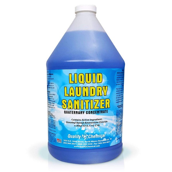 Laundry Sanitizer/for Commercial or Household use/Made in USA/Quality Chemical / 1 Gallon (128 oz.)