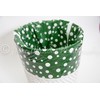 Designerliners Waste Basket Liner Bags - Green Polka Dot 12