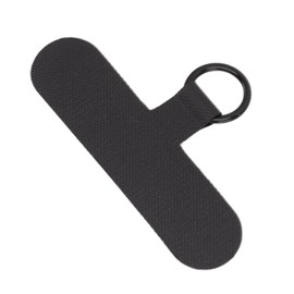 TOPINCN Pestaña de Sujeción del Teléfono, Parche de Cordón Universal para Teléfono Móvil Accesorio de Conexión de Lengüeta de Cuerda Colgante para Teléfono Celular de Nylon para la (Negro)