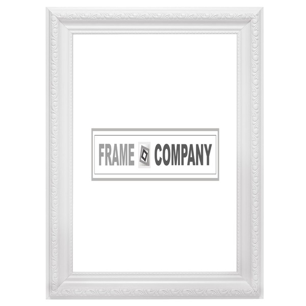 White A4 Ready to hang or stand Ornate Shabby Chic