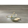 Mud Pie Gold Glass Dip Bowl Set, 7.5" x 1.75"