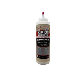 Tan 1.4 LB Magic Crack Filler Bottle, Tan - Easy, No-Mess Crack Repair for Concrete, Masonry & Asphalt - Durable & Weather-Resistant