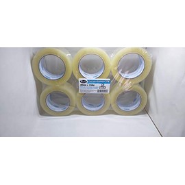 Paquete de 6 Cinta Adhesiva Transparente Tuk 48mm x 150 m/PSA COMPUTO Y PAPELERIA