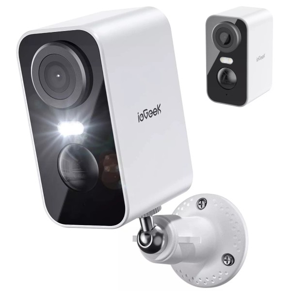 ieGeek Outdoor WiFi Battery Powered Security Camera with Spotlight &