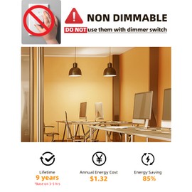 MASTERY MART A19 [60-Watt] Led Light Bulbs, E26 Base, 2700K Soft White Warm Light, 800 Lumens, CRI 80+, Non-Dimmable, Energy Star, UL Listed, 9W [60W Equivalent]- (24 Pack)