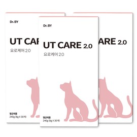 Dr. By cat nutritional supplement, 30 servings, vitrine + stone, 3 pcs / 닥터바이 고양이 영양제, 30회분, 유리너리+결석, 3개
