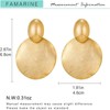Trendy Gold Chunky Earrings Dangle Earrings for Women - Beach