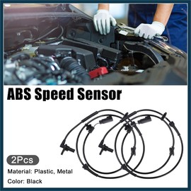 TUCKBOLD Front Left Right ABS Sensor Fit for Ford Transit MK7-2 Pcs Black Automotive Parts