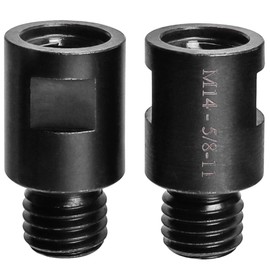 Eyech 2Pcs M14 to 5/8"-11 Angle Grinder Arbor Adapter, M14 Female to 5/8"-11 Male Thread Adapter Converter for Connection Accessories