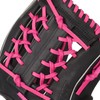 Zett BRGB35370Z Soft Baseball Glove Fine Play All-round, Black x