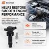 Set of 4 Ignition Coils and 4 Iridium Spark Plugs