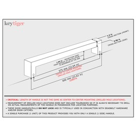 24 Inch Square Rectangle Flat Shape Stainless Steel Modern Contemporary Entry Door Handle Towel Bar Pull Shower Glass Sliding Barn Door Interior Exterior Door Pull Push Chrome Mirror Polished Finish