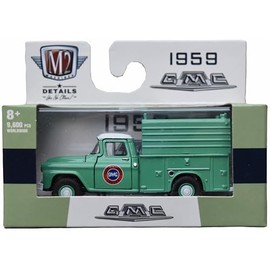 M2 Machines 1959 GMC Fleet Option Truck, only 9600 pcs Worldwide [Green/White]