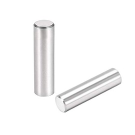 sourcing map 15pcs 8 mm x 30 mm Dowel Pin 304 Stainless Steel Cylindrical Shelf Support Pin Fixing Elements Silver