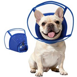 Kuoser Dog Cone Collar After Surgery, Soft Cone for Dogs to Stop Licking, M