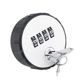 DEWIN Key Safe,Combination Cam Lock 20mm,Digital Zinc Alloy Code Combination Cam Cabinet Convenient Password Safe Lock with Keys (20mm)