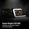 G-PLUS LED DRL Strip Headlights, Compatible with 1997-2002 Ford Expedition,