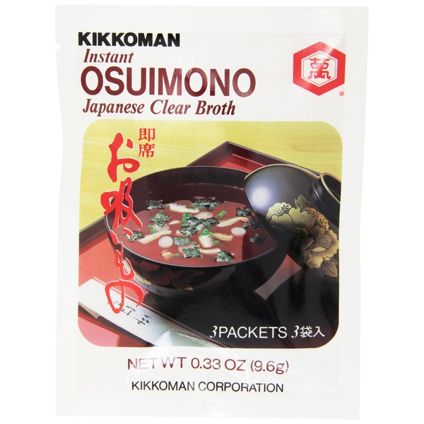Kikkoman Instant Japanese Clear Broth, Osuimono, 0.33 Ounce