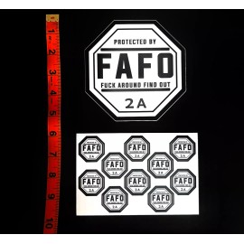 My Patriots Closet 11 Pack F*** Around Find Out Sticker Decal FAFO Golden Age MAGA Vinyl Stickers