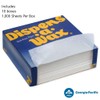 Dispens-A-Wax, 801200, White, Deli Patty Paper, 6" Length x 6"