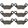 Caltric Front and Rear Brake Pads for Polaris Scrambler 850
