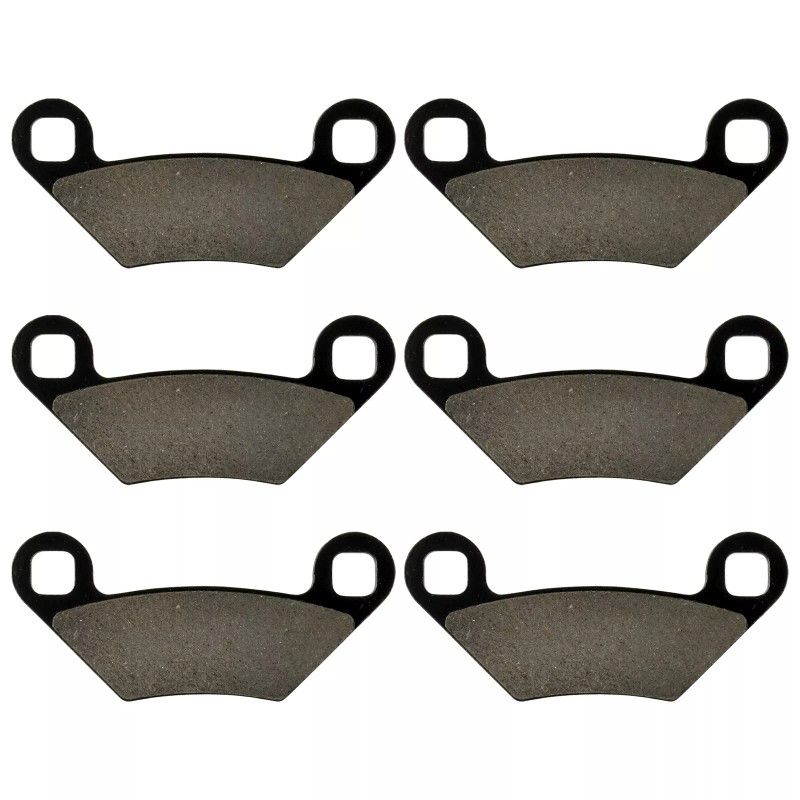 Caltric Front and Rear Brake Pads for Polaris Scrambler 850