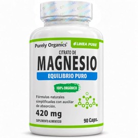 Citrato de Magnesio 420 mg por cápsula, Alta biodisponibilidad  Con Piperina (Pimienta Negra) para mayor Absorción  Impulsa tu Salud y Vitalidad con  
