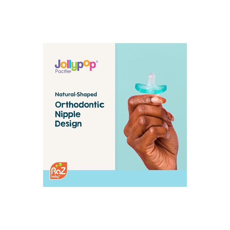 RAZBABY JollyPop - Chupete para bebé recién nacido, 3 m+