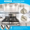 WELURE 5-Pack Stove Knobs Replacement for GE Range/Oven - Compatible