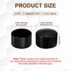 PATIKIL 75mm/2.95" Rubber End Caps, 6 Pcs Screw Caps Covers