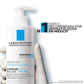 La Roche-Posay Lipikar Baume APM Crema Corporal para Piel Muy Seca o con Tendencia Atopica. Humecta la Piel y Reduce la Comezon, 400 ml