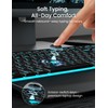 SABLUTE Wireless Backlit Keyboard and Mouse Combo, Rechargeable Quiet