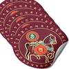 Three Powers Windhorse Amulet Stickers, Symbol Success, Luck and Achievement,