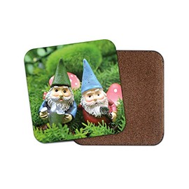 1 x Funny Garden Gnomes Coaster - Gardening Cute Dad Uncle Brother Fun #14596