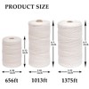 MAOQIAN 656ft Butchers Cotton Twine String 2mm Cooking Twine Food