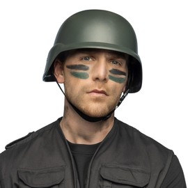 Boland - Army Helmet, Military Helmet, Costume Headpiece, Accessories for Fancy Dress, Carnival, Theme Party