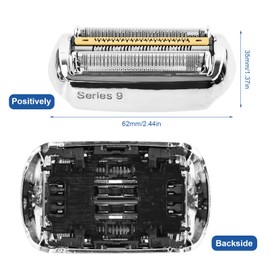 Focenat Series 9, Series 9 shaving head, original, Series 9 electric shaving head, replacement shaving head, compatible with all Series 9 razors 9040s, 9080cc, 9093s, 9095cc, 9240s, 9242s etc.