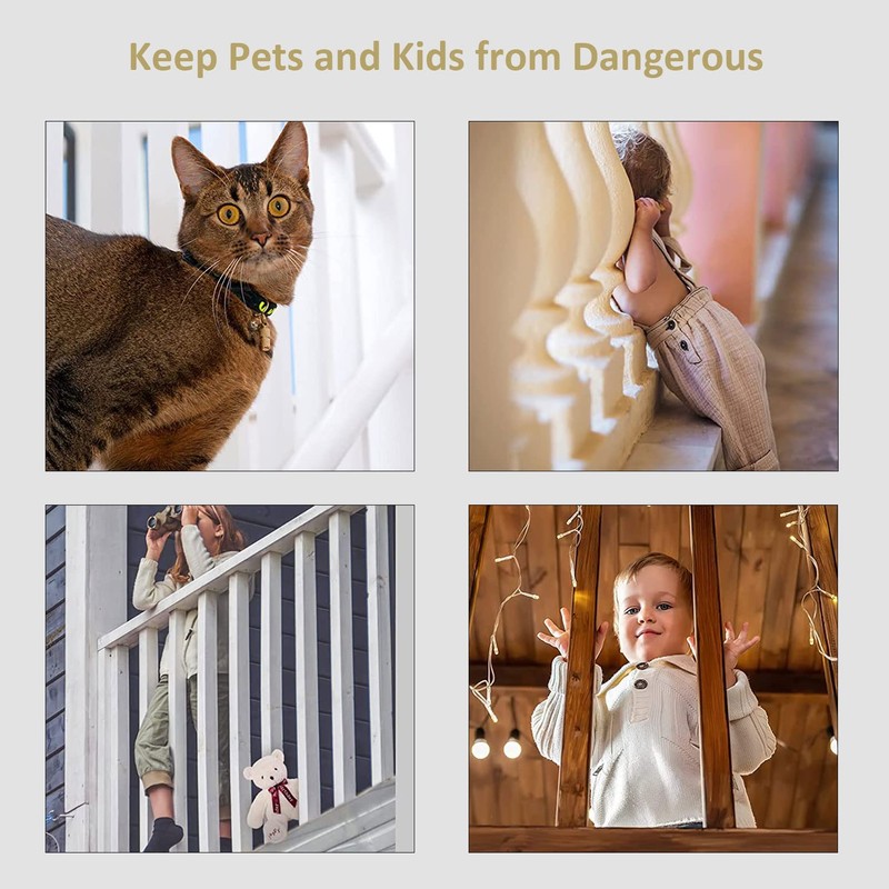 Balcony Netting for Pets, Stairway Net for Balcony, Pet Netting