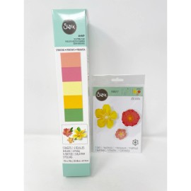 Sizzix Sculpting Foam & Thinlits Floral Blossoms by Jen Long Cutting Dies 664443