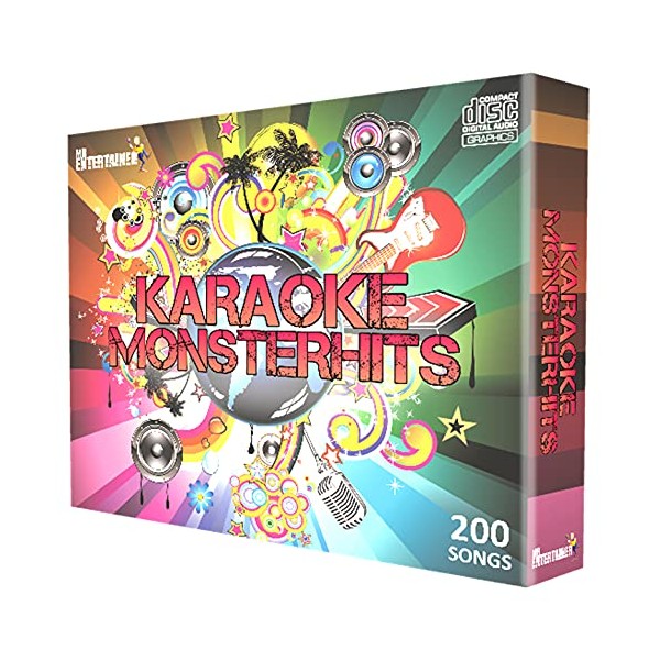 Karaoke CDG Pack. Mr Entertainer Monsterhits Family Party. 200 Greatest