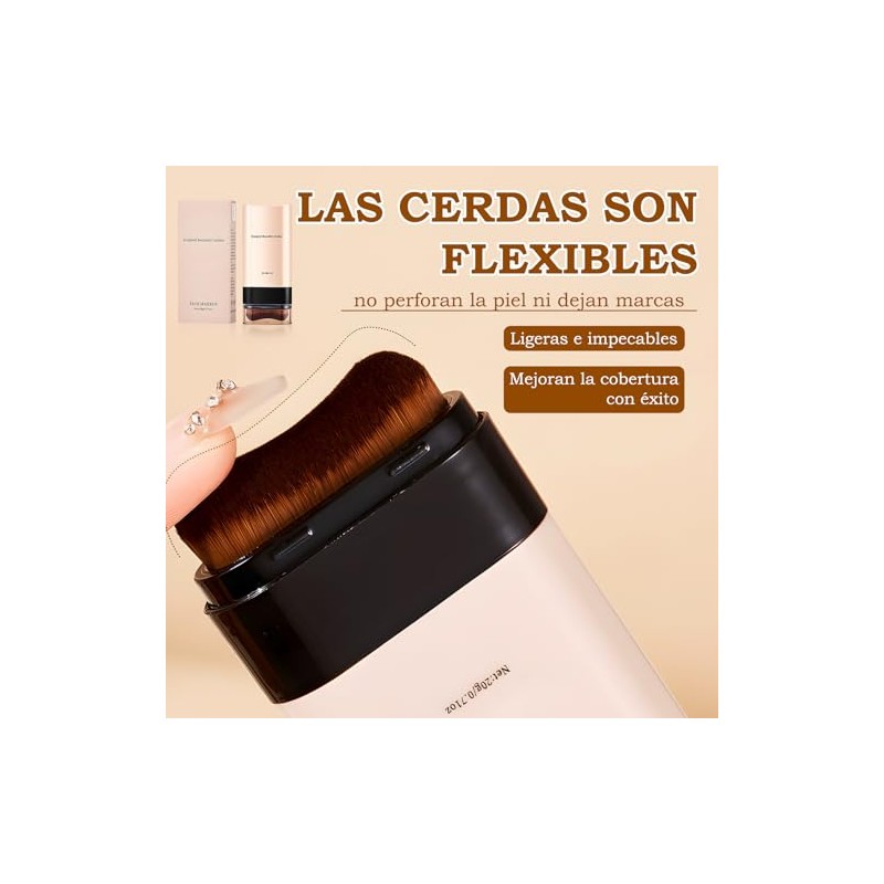 Base de Maquillaje en Barra con Aplicador de Brocha (05#Honey)